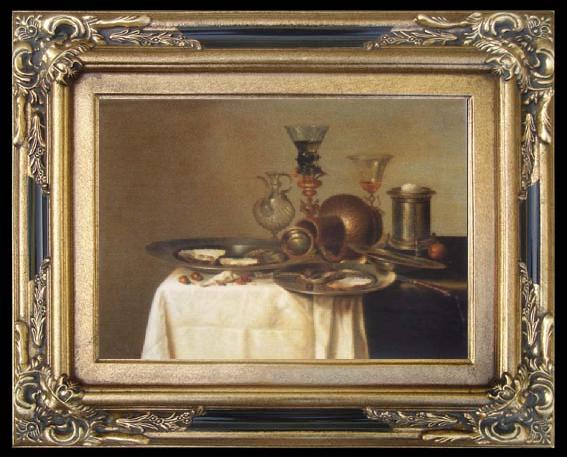 framed  Willem Claesz Heda Style life, Ta015
